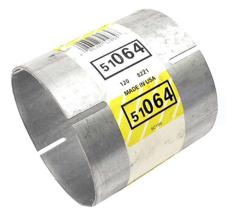 Walker 51064 5" Walker Pipe Connector. I.D. - I.D 4" to 4". Connects OD Pipes and/or tubing of the same size.