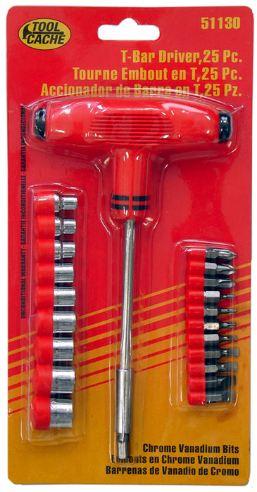 Dynaline 51130 Magnetic T-Bar Driver, Tool Cache Red Table