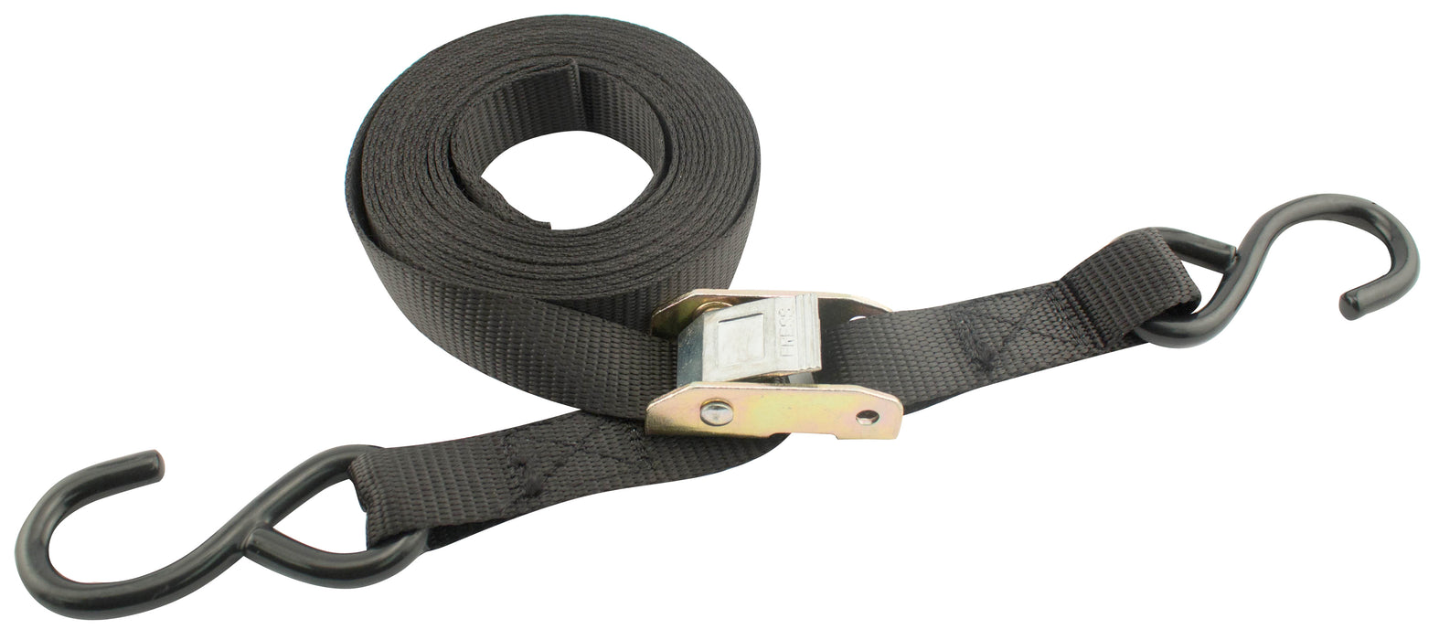 Erickson 51200 1"x15' 750 lb Cam Buckle Bulk Black