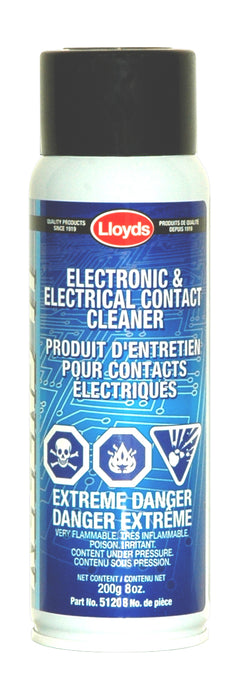 Lloyds Laboratories (947) 51208 Professional grade electronic contact cleaner, 200 g (8 oz) aerosol