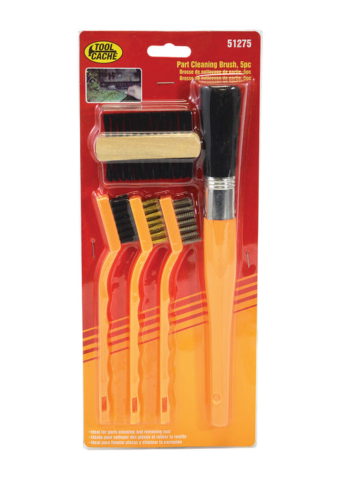 Dynaline 51275 Parts Cleaning Brushes Set, Tool Cache Red Table