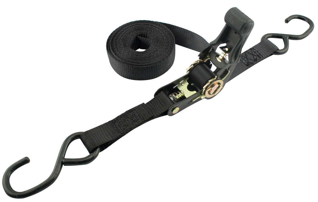 Erickson (447) 51300 1"x15' 1200 lb Ratchet Strap Bulk Black