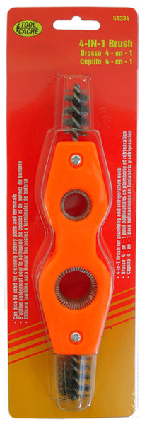 Dynaline (378) 51334 4-in-1 Brush, Tool Cache Red Table