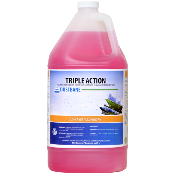 Dustbane 51347 Triple Action Cleaner, Degreaser & Disinfectant, 5L