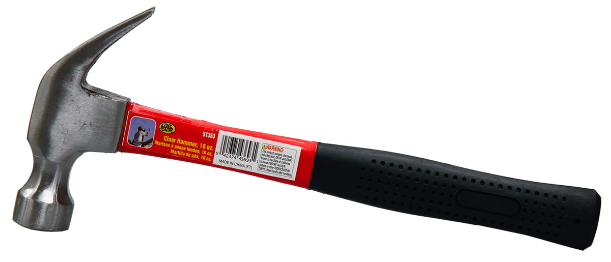 Dynaline (378) 51353 Claw Hammer, Tool Cache Red Table