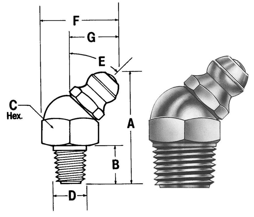 Lincoln (502) 5182C FITTING 5182 100PCS