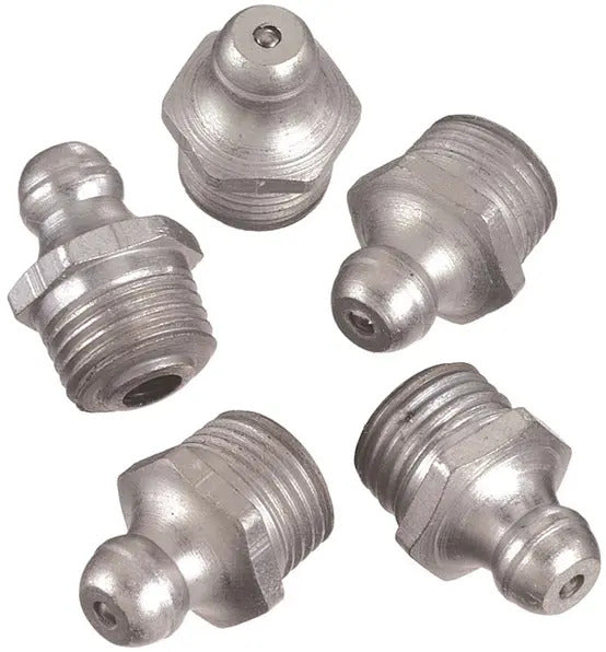 Lincoln (502) 5191 Lincoln Industrial 5191 1/4 In.-28 SAE Taper Thread Grease Fitting, (Blister Pack of 10)