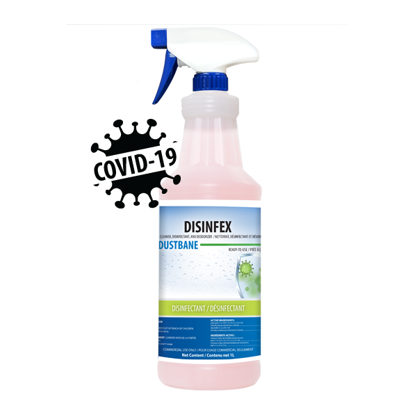 Dustbane 52847 Disinfex Cleaner, Disinfectant and Deodorizer, 1L