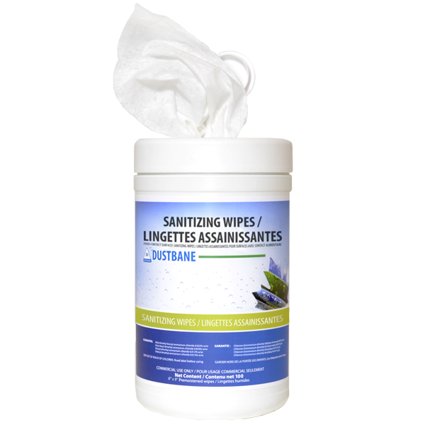 Dustbane (249) 53378 Food Contact Surface Sanitizing Wipes, 100 pk