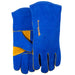 Forney (332) 53422 Blue Leather Welding Gloves (Men's L)