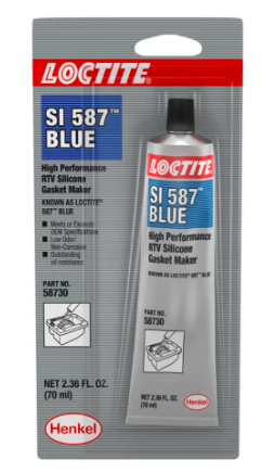 Loctite 544408 (38616) SI 587 RTV BLUE SILICONE-HIGH PERFORMANCE 80 ML TUBE.