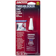 Loctite 544419 (38622) 242 THREADLOCKER-MEDIUM STRENGTH 36 ML BOTTLE.