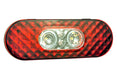 Grote 54682 6" Oval LED Stop Tail Turn Lights with Integrated Back-up