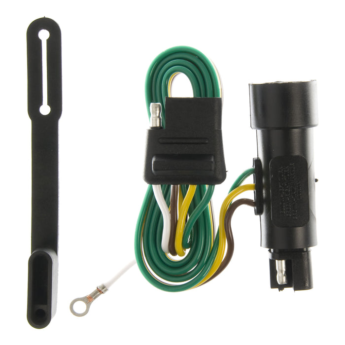 Curt 55301 Custom Wiring Harness, 4-Way Flat Output, Select Ford F-150, F-250, F-350