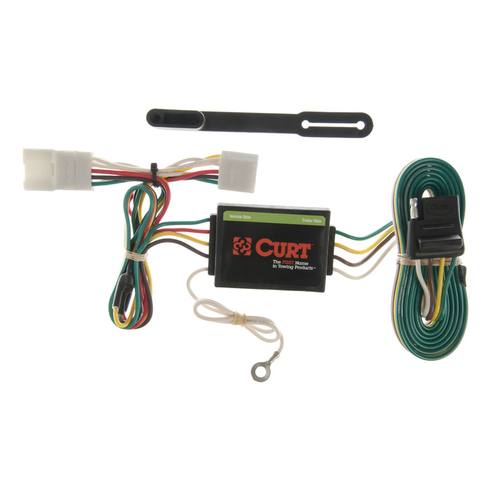 Curt (167) 55354 Custom Wiring Harness, 4-Way Flat Output, Select Jeep Cherokee, Including Sport