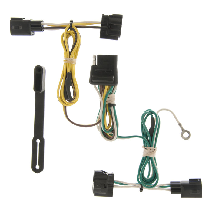 Curt (167) 55363 Custom Wiring Harness, 4-Way Flat Output, Select Jeep Wrangler TJ