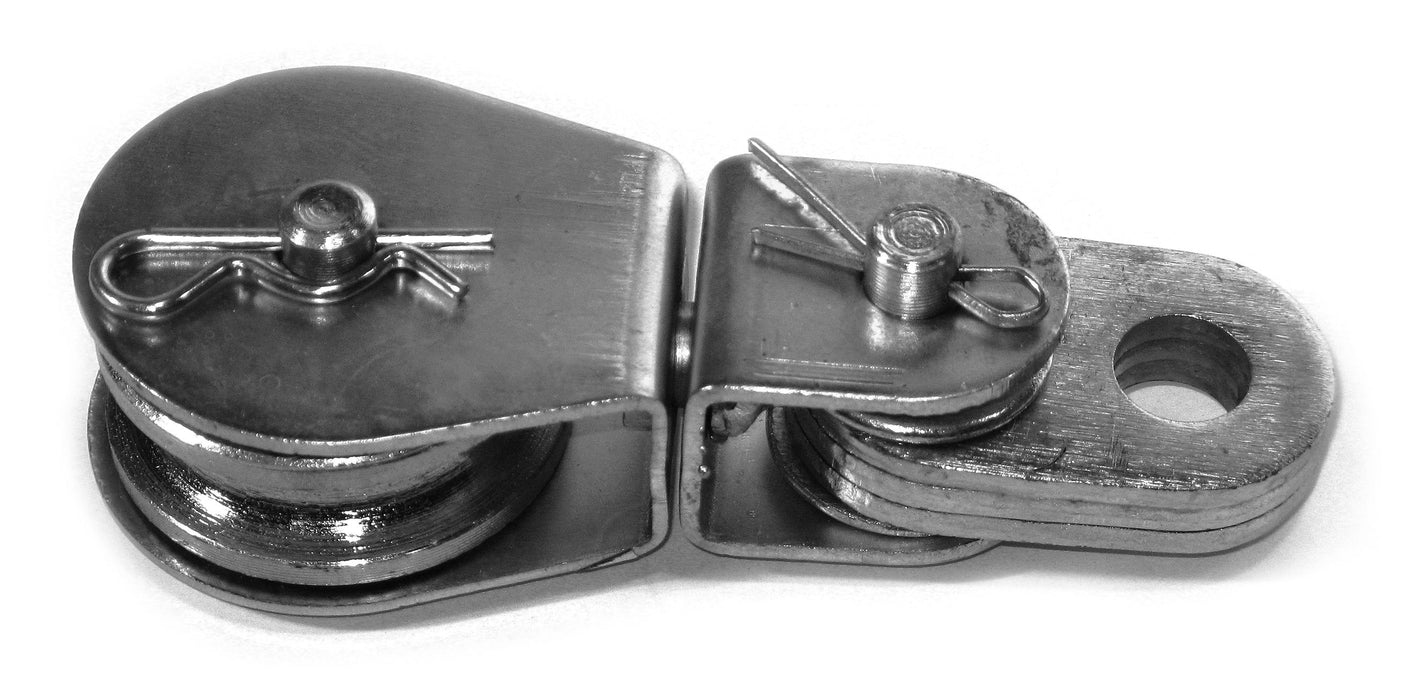Dynaline (378) 55850 Swivel Eye Pulley Block (Deuer Type) - 1-1/2", 'Deuer' Type. 1-1/2"