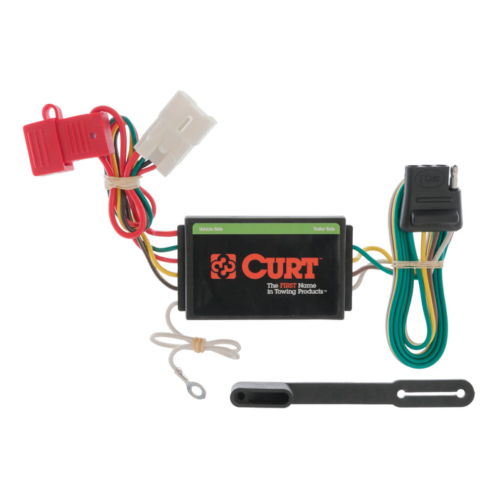 Curt (167) 56039 Custom 4-Flat, Select Mitsubishi Endeavor, OEM Tow Package Required