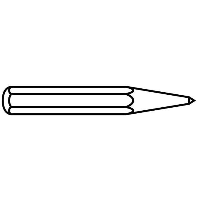 Hand & Punches - 1/2" x 6" Hand Center Punch