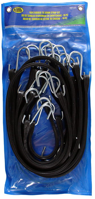 Dynaline 56123 Rubber Tie Down Strap Set, Tool Cache Blue Table