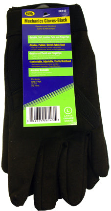 Dynaline 56143 Mechanics Gloves - Black Large, Tool Cache Blue Table