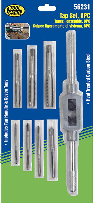 Dynaline 56231 8pc SAE Tap Set, Tool Cache Blue Table