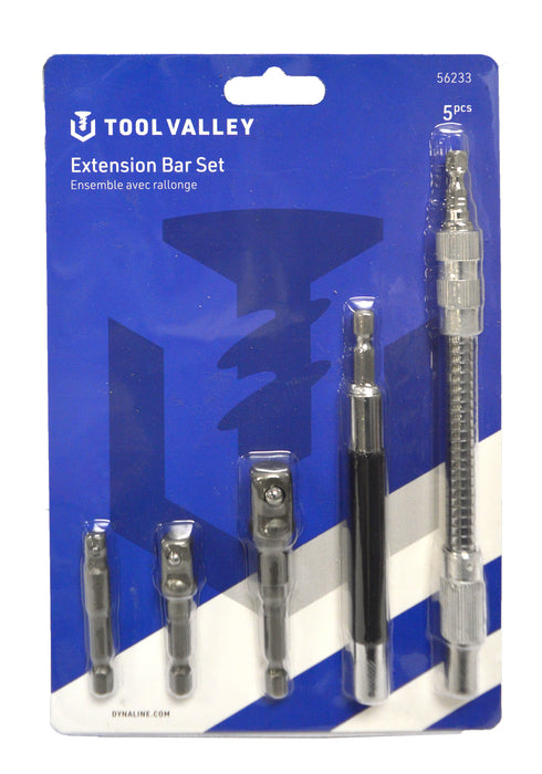 Dynaline 56233 5 Pc Extension Bar Set - Blue Table