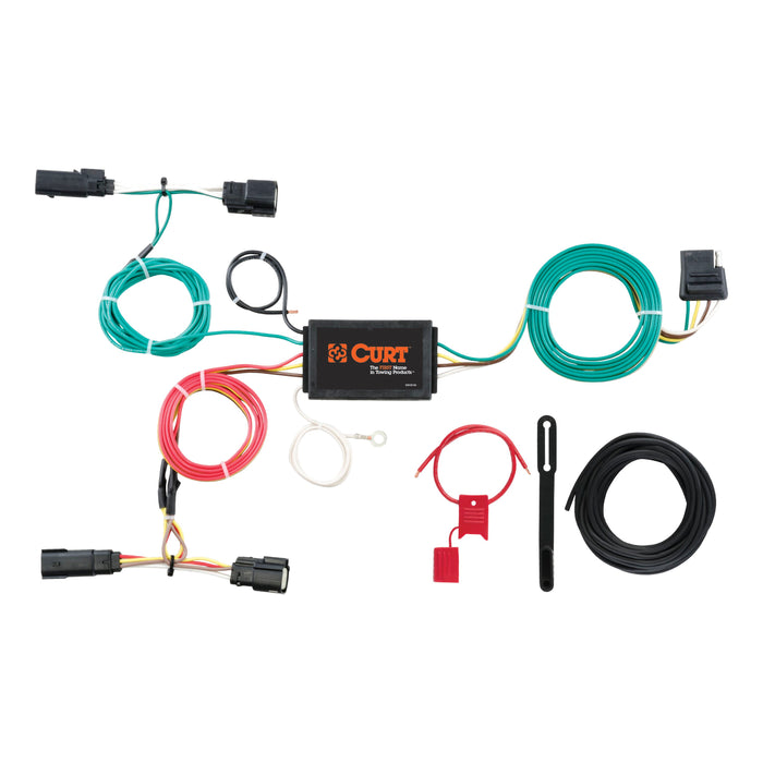 Curt (167) 56292 Custom Wiring Harness, 4-Way Flat Output, Select Ford Edge Titanium