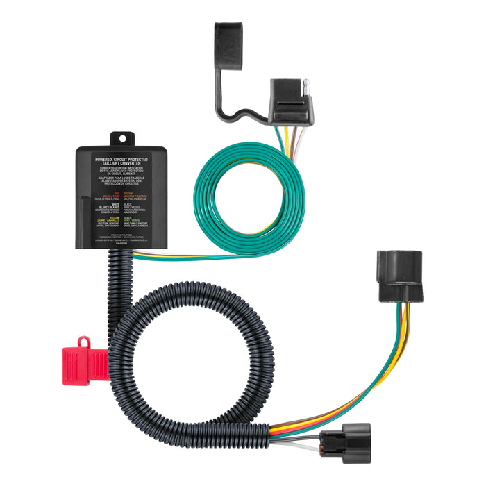 Curt (167) 56346 Custom 4-Flat, Select Hyundai Santa Fe, OEM Tow Package Required