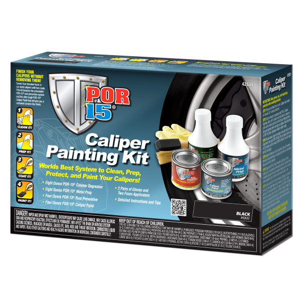 POR-15 (342) 42639 Caliper Painting Kit - Black