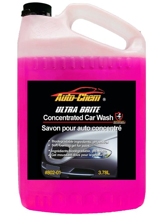 Auto-Chem (342) 802-01 ULTRA BRITE Concentrated Car Wash, 3.78L
