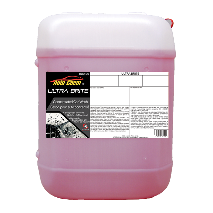 Auto-Chem (342) 803-05 ULTRA BRITE Concentrated Car Wash, 18.9L