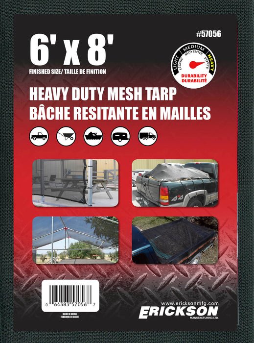 Erickson 57056 6'x8' Heavy Duty "Mesh" Tarp