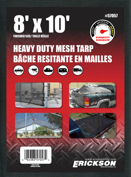 Erickson (447) 57057 8'x10' Heavy Duty "Mesh" Tarp