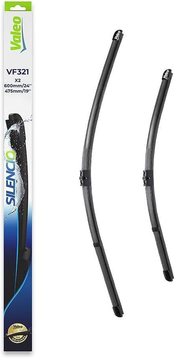 Valeo (179) 574321 Silencio X-TRM Wiper Blade Set - 24IN/19IN (Pack of 2)