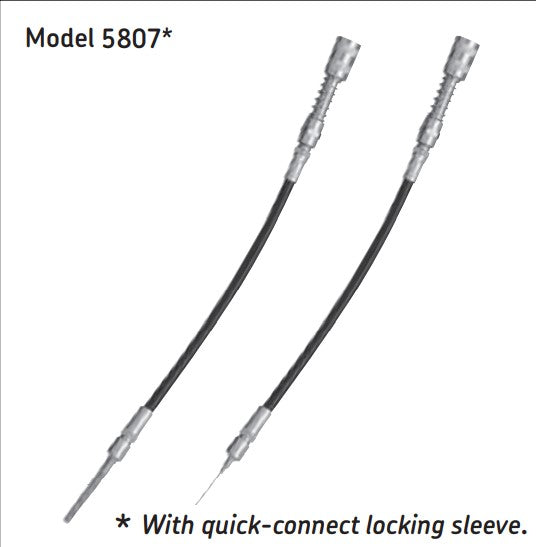 Lincoln (502) 5807 Lincoln Industrial 5807 Grease Injector Needle with Hose, Quick-Connect Locking Sleeve