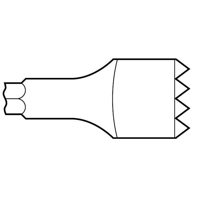 Electric Hammer - 5/8" Round Spline Style Shank 9-1/2" Single Piece Bushing Tool Chisel