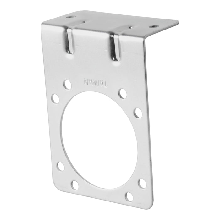 Curt 58230 Connector Mounting Bracket for 7-Way RV Blade (Zinc)