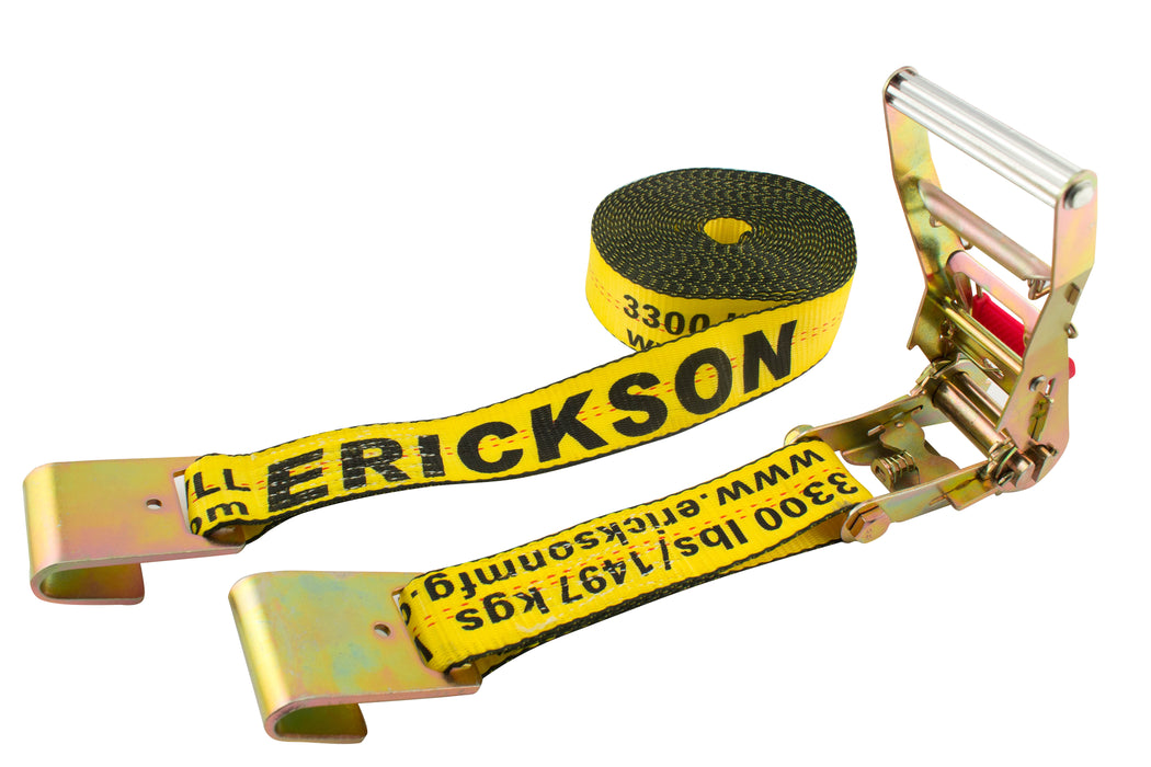 Erickson (447) 58500 2" x 30' RATCHET STRAP 10M LB