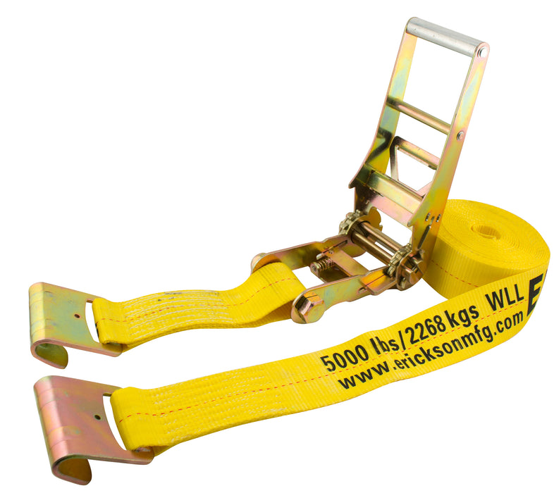 Erickson (447) 58514 3" x 30' RAT. STRAP 15M LB FLT/HKS