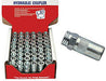 Lincoln 5852-54 Lincoln Industrial 5852-54 Three-Jaw Design Hydraulic Coupler, 1/8 In. NPT (F), 9/16 In. HEX, Contains 54 Couplers in a Displayable Box