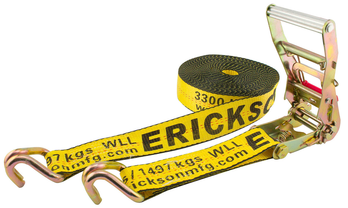 Erickson 58541 2" x 40' RAT. STRAP W/ "J" HKS 10M LB