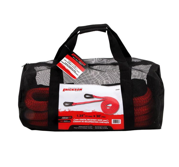 Erickson (447) 59403 1.25″ x 30′ – 44,200 lb. Kinetic Recovery Rope