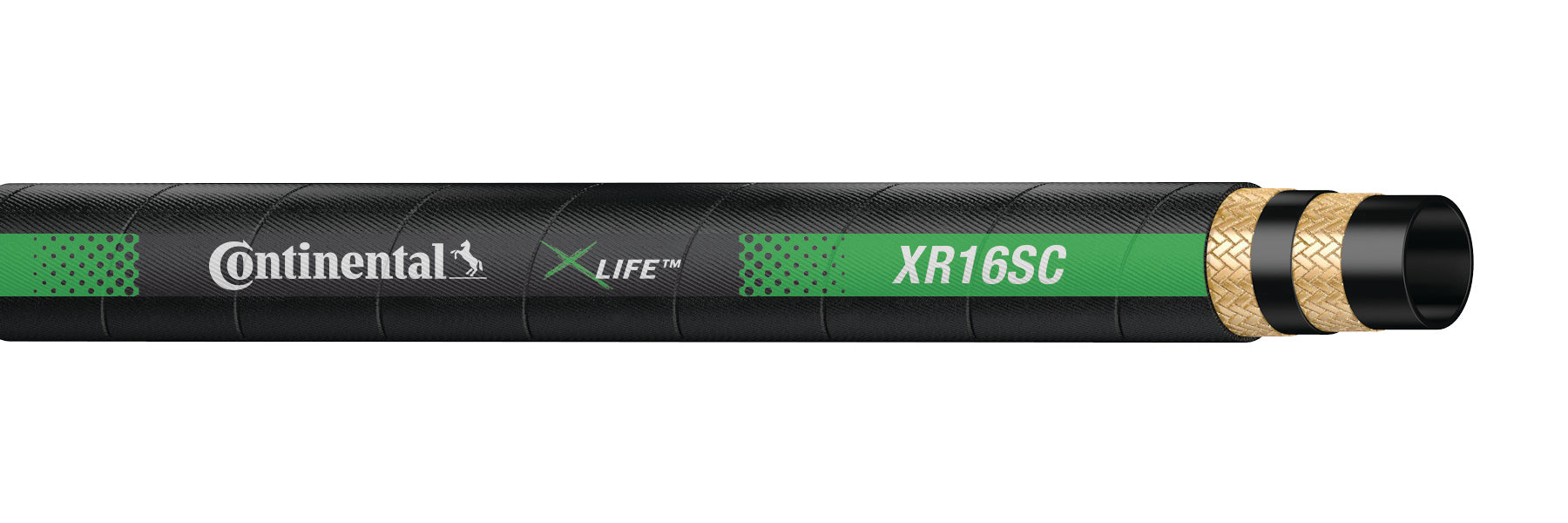 Continental Hydraulic (510) XR16SC-04X250RL XR16SC 1/4" 100R16/2SC Extended Life Hose 250 FT