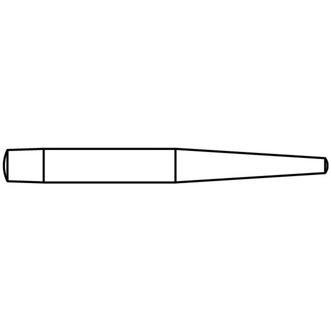 9/16" x 6" Single End Drift Pin