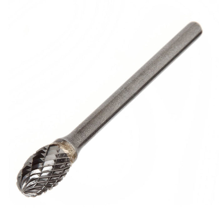 Forney (332) 60139 Tungsten Carbide Burr, 1/4 in Oval Shaped (SE-51)