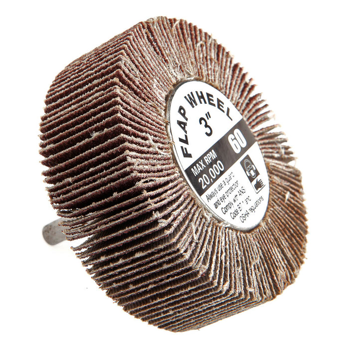 Forney (332) 60181 Flap Wheel, Shank Mounted, 3 in x 1 in