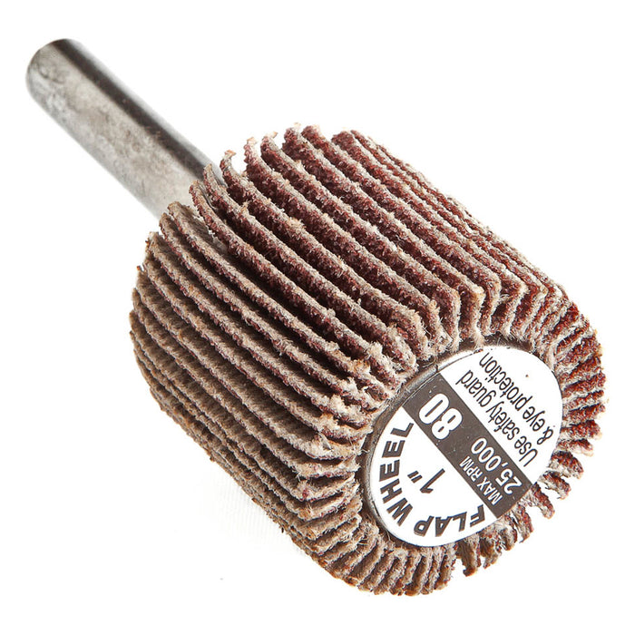 Forney 60191 Flap Wheel, Shank Mounted, 1 in x 1 in
