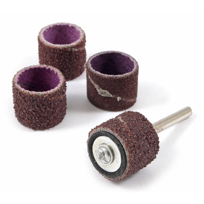 Forney 60217 Sanding Drum Kit, 1/2 in x 1/2 in (5-Piece)