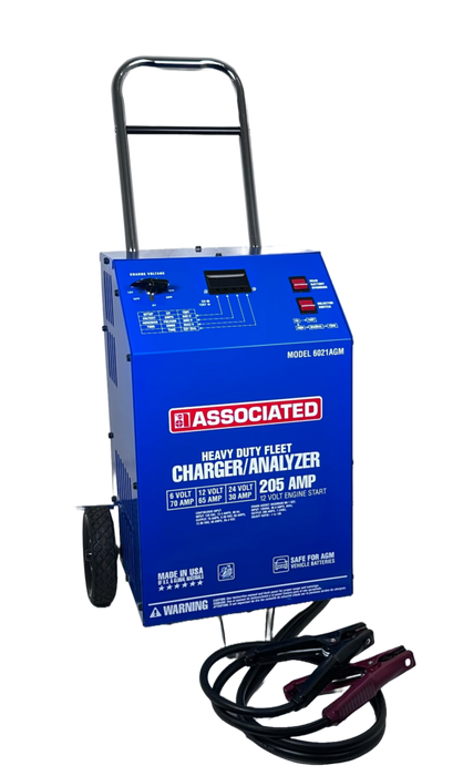 Associated Equipment 6021AGM 6/12/24 Volt HD Fleet Charger/Analyzer